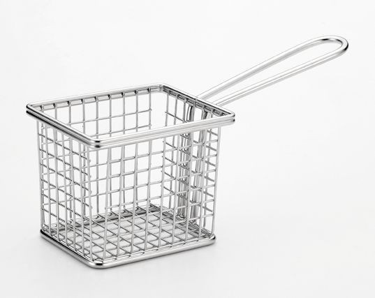 SERVING BASKET-RECT, STAINLESS STEEL