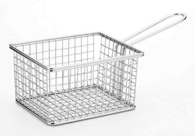 SERVING BASKET-RECT, STAINLESS STEEL