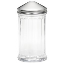 GLASS JAR W/CENTER POUR TOPS 